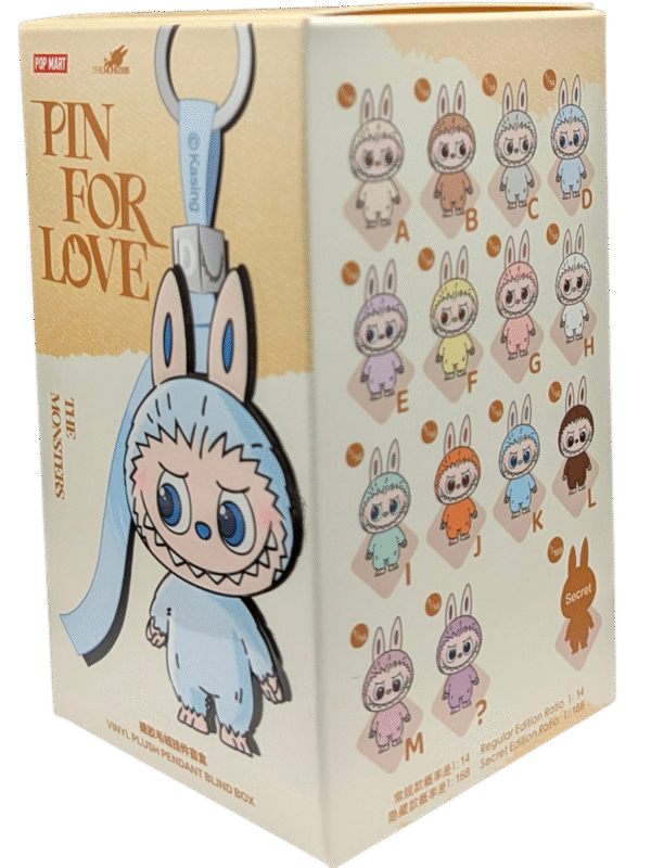 Labubu Pin For Love (A-M) Blind Box